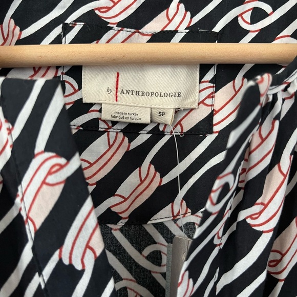 NWT Anthropologie Somerset Mini Dress Size Small  Petite Chain Link Pattern - Picture 14 of 15